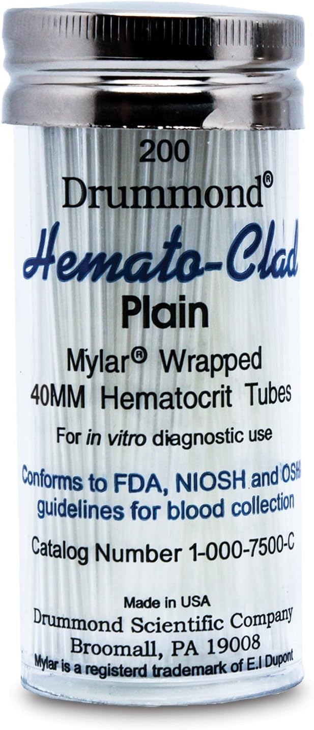 Plain Glass 40mm Hematocrit Tubes