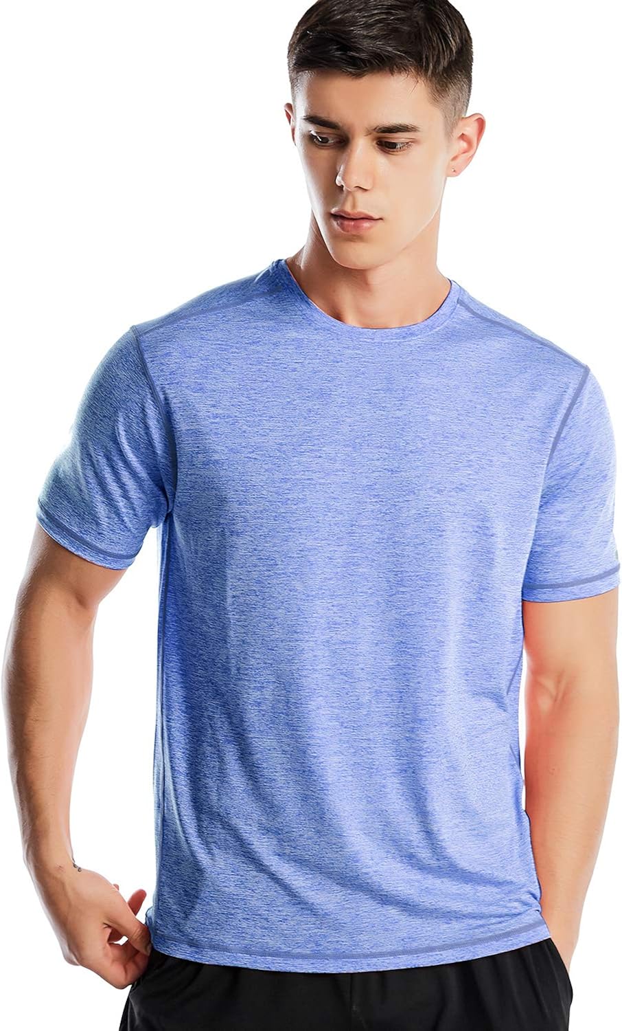 Athletic Shirts for Men Short Sleeve Workout Shirt Clothing