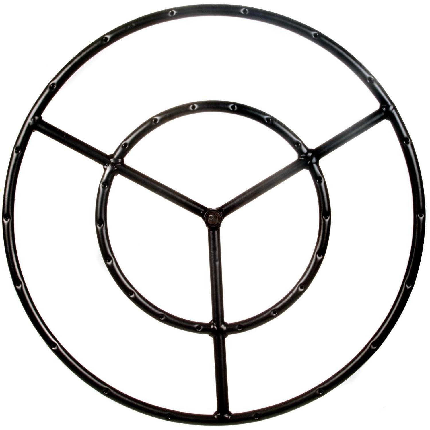 Alpine Flame 22inch Round Double Natural Gas Fire Pit Ring Burner eBay