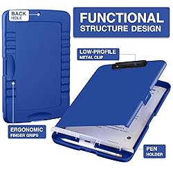 Sooez Clipboard with Storage, High Capacity Nursing