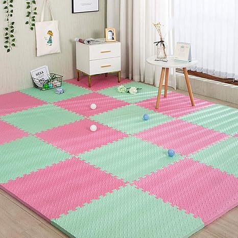 Amazon ジョイントマット 防滑 防水 インテリア Eva 床暖房対応 カラー 60 60 1 2 12 抗菌 キッズ ベビー 赤ちゃん用 マット カーペット パズルマット プレイマット ベビー 防汚 掃除易い 拭ける スポンジマット 遊びマット タイルマット ジョイントマット オンライン通販