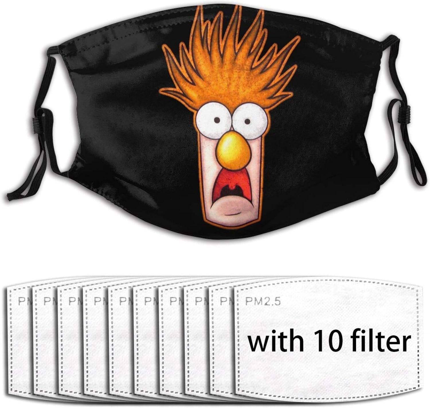 Mask BeakerTheMuppetsFace Unisex Stylish with Filter and