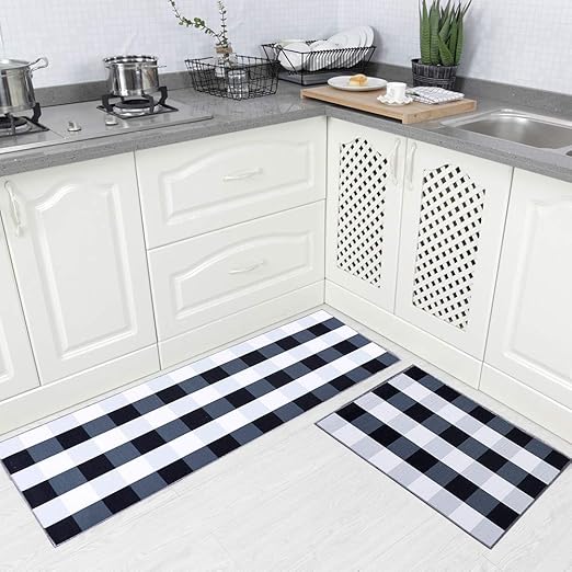 Amazon.com: Carvapet 2 Piece Non-Slip Kitchen Rug TPR Non-Skid Amazon.com: Carvapet 2 Piece Non-Slip Kitchen Rug TPR Non-Skid