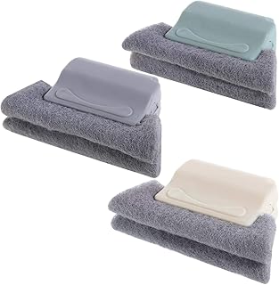 WOTOOYER 3 teilige -Reinigungsbürste - Zahnreinigungsbürsten für Fensterrahmen mit Fensterrille, Reinigungsbürste für magische Fenster, Reinigung Aller Ecken und Lücken