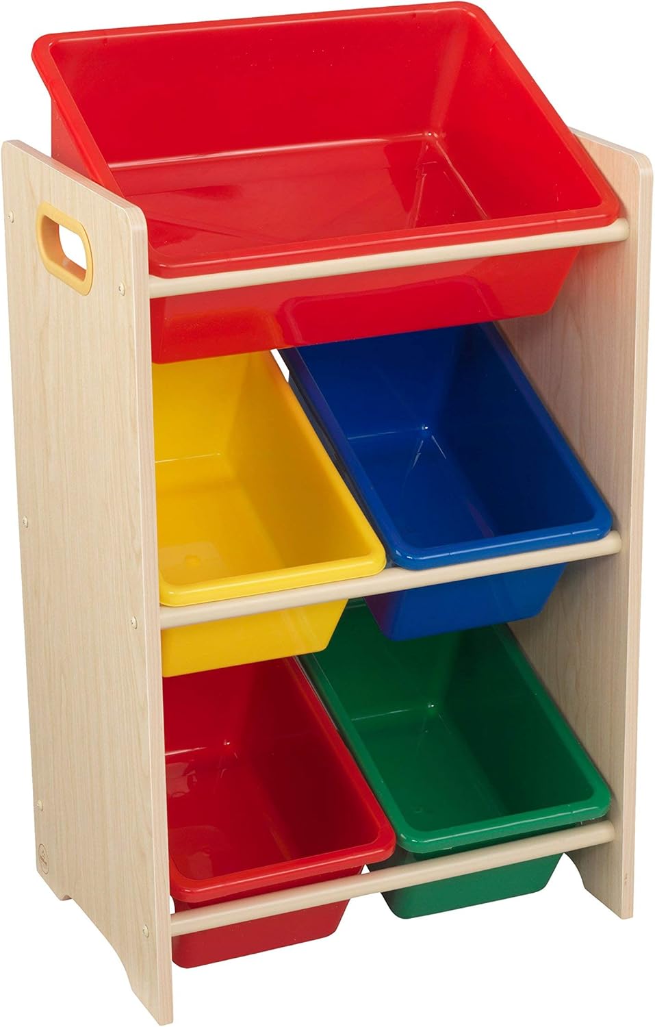 KidKraft 15472 Primary and Natural 5 Bin Storage Unit Toy Organiser Amazon.co.uk Kitchen & Home