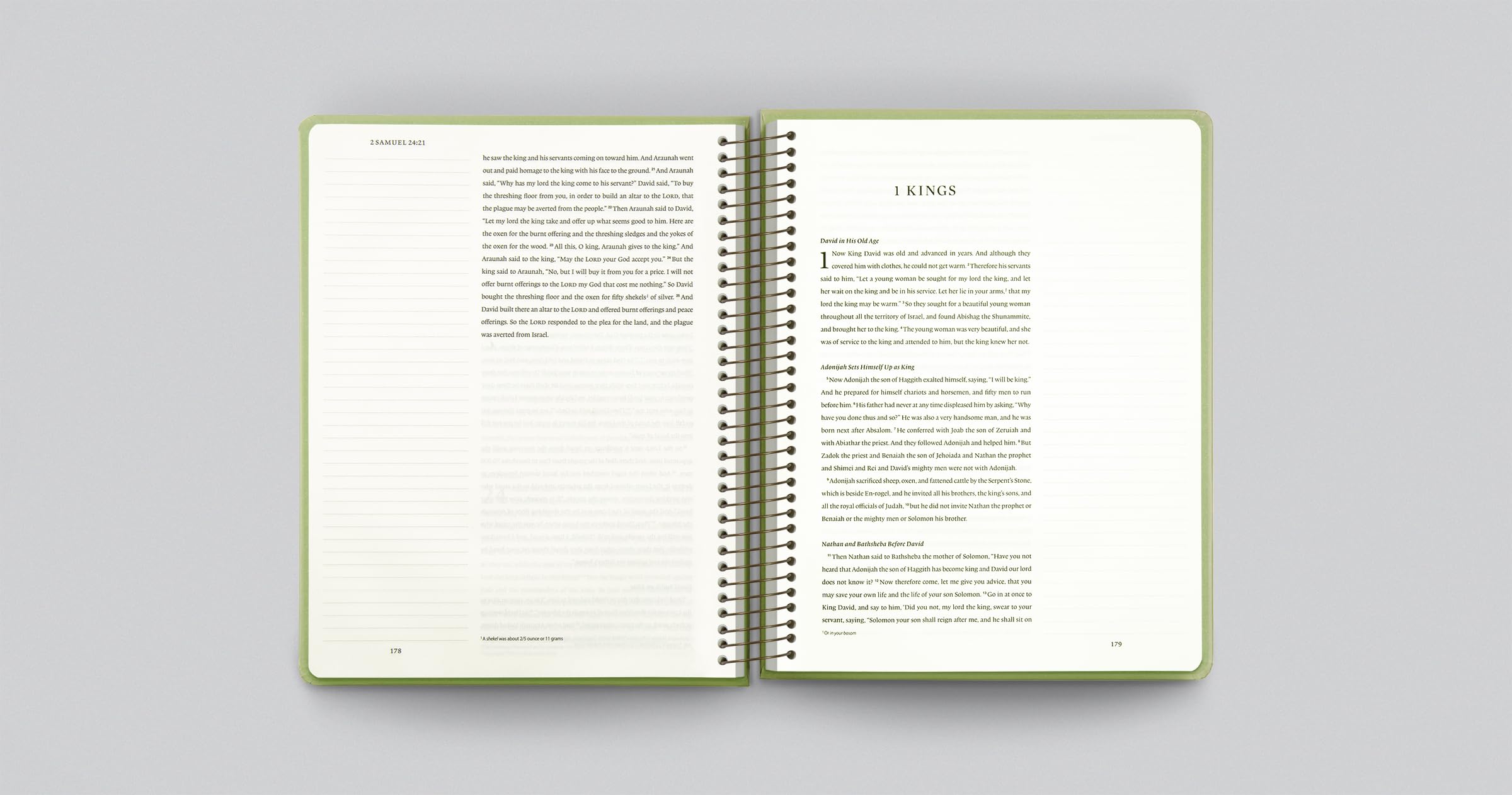 ESV Spiral-Bound Journaling Bible, History (Hardcover): Holy Bible, English Standard Version ESV Spiral-Bound Journaling Bible, History (Hardcover): Holy Bible, English Standard Version Hardcover
