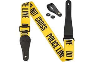 Rinastore Guitar Strap, Soft Shoulder Strap for Acoustic, Electric and Bass Guitars