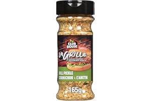 Club House La Grille Dill Pickle Seasoning, Herby Blend of Dill, Onion, and Garlic, No Artificial Colours or Flavours, Gluten