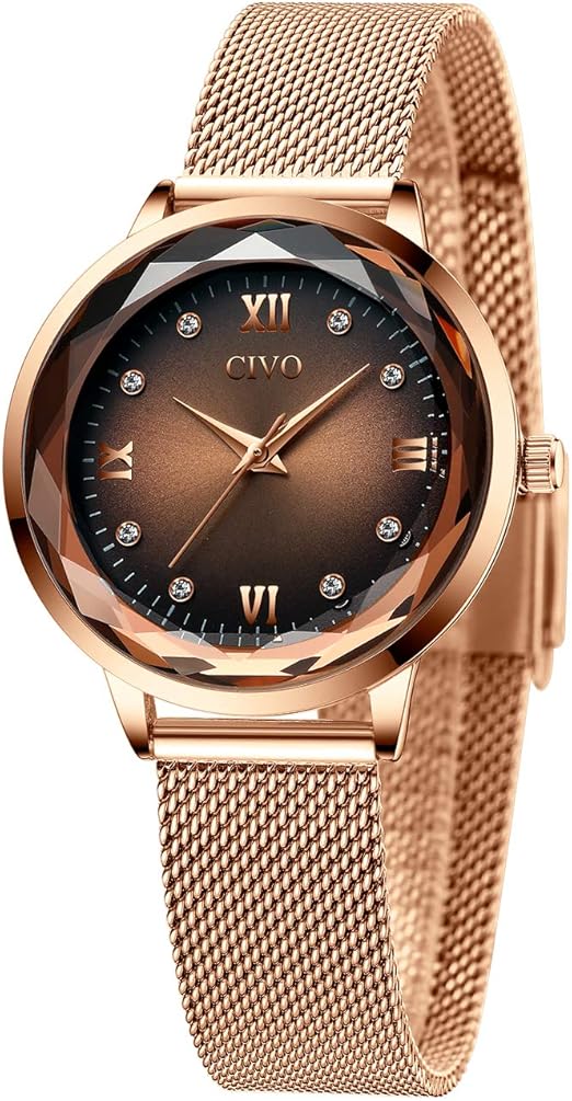 CIVO Dameshorloges Dames Waterdicht Roségoud