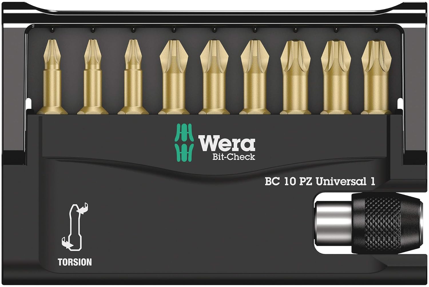 Bite check. Набор отверток wera 105630. набор бит с битодержателем 10 предметов wera bit-check 10 universal 4. we-057682.