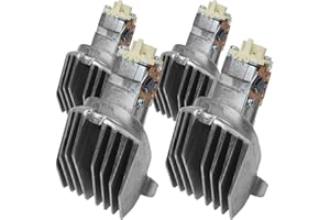 Bomunik 4PCS 63117343876 2009-2017 For BMW 5 Series F10 F11 F18 LED Angel Eye Light Module Diode Bulb Lamp Replant # 63117343