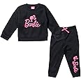 Barbie French Terry Sweatshirt and Jogger Pants Set Girls' track suit
