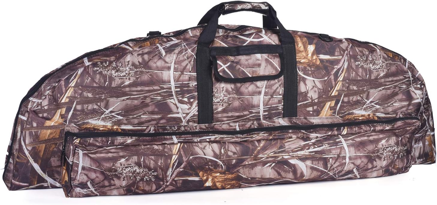 XGeek Soft Bow Case Compound Bow Bag with Protective Padding and Backpack Straps Takedown Recurve Soft Bow Carry Bag for Hunting Holder Bow Accessories Arrow Tube Pocket : Sports & Outdoors