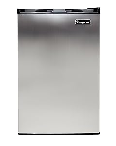 Magic Chef MCUF3S2 3.0 cu. ft. Upright Freezer in Stainless Steel