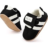 BACSAC Baby Shoes for Boys Girls Non Slip Low Top Infant Walking Shoes Breathable Comfort Toddler Walker Shoes Pull On Newborn Baby Sneakers 3 6 9 12 Months