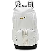 Nike Varsity Elite Backpack (32L), White/Black/Metallic Gold, MISC