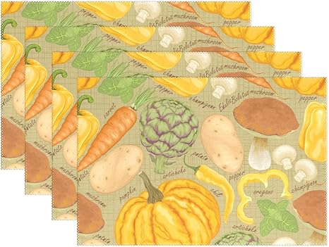 Amazon バララ La Rose ランチョンマット テーブルマット 子供用 給食 北欧 おしゃれ 洗える 防水 和風 かわいい 果物 野菜 絵 滑り止め 撥水 防汚 摩擦 耐える 食卓マット セット 大人 対応 家庭 レストラン用 ランチョンマット オンライン通販