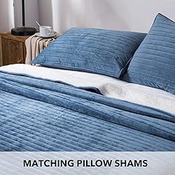 KASENTEX Plush Poly Velvet Lavish Design Quilt Set