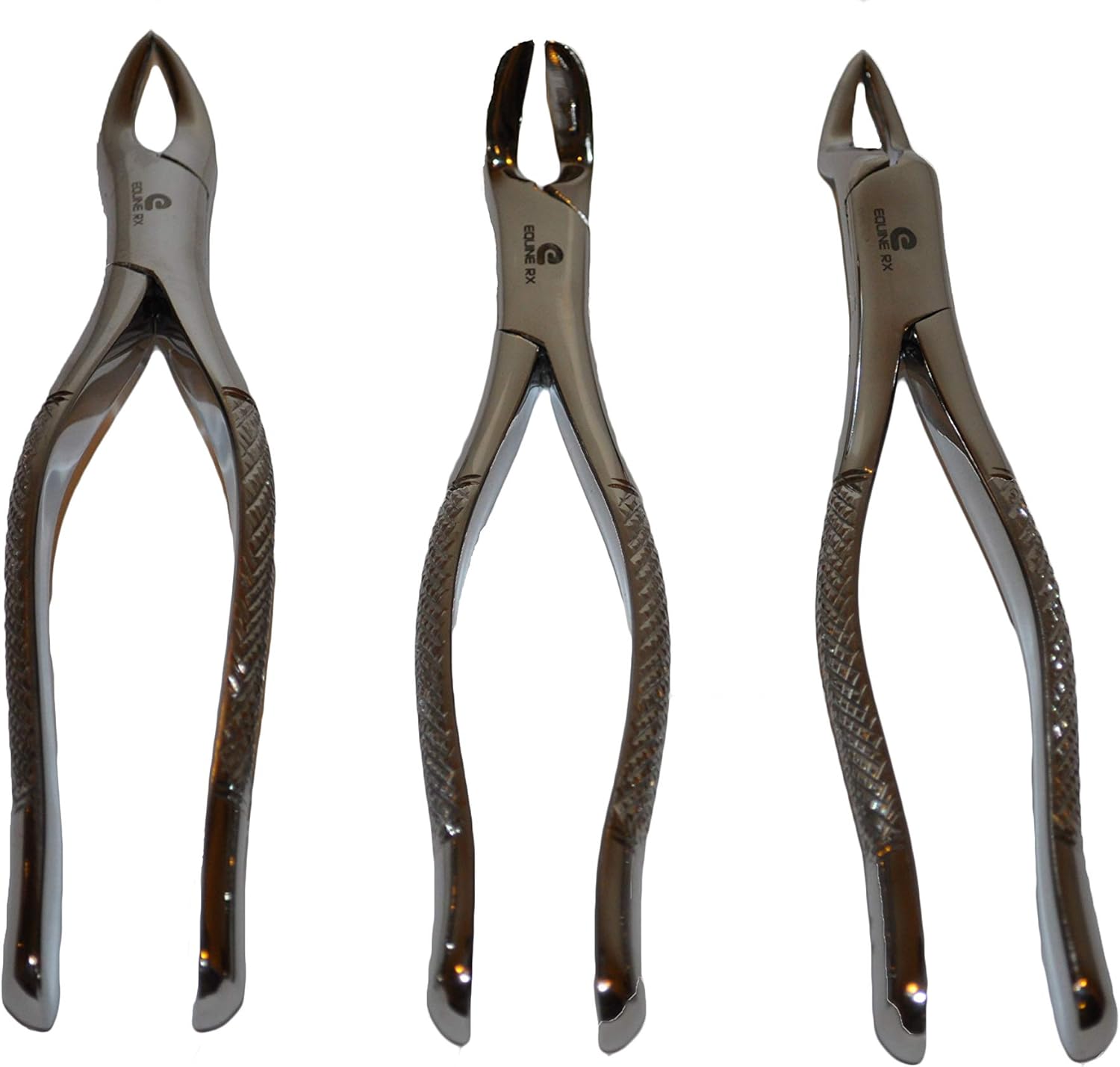 Equine Rx Equine 7" Forceps Set of 3, Equine Dental