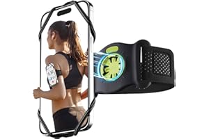 Bone Run Tie Connect Kit 2 Magnetic, Phone Holder for Running, 360°Rotation and Quick Release Sports Armband Compatible for i
