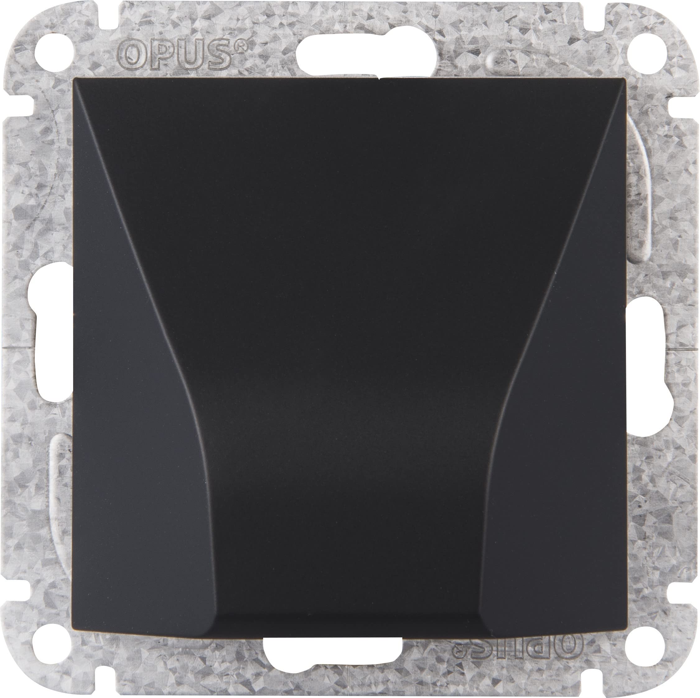 OPUS® 55 Cable Outlet, Colour: Anthracite, Silky Gloss.