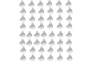 YYaaloa Mini Love Heart "Mom" Pack of 40 DIY Charms Pendant for Crafting, Jewelry Making Accessory
