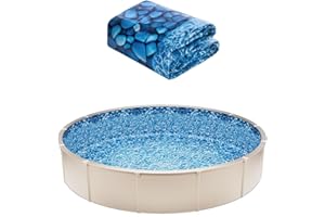 VEVOR 24-ft Round Above Ground Pool Liner, Overlap Pool Liners, Standard Gauge Vinyl, 48-to-54inch Wall Height, Designed for Steel Sided Above-Ground Swimming Pools