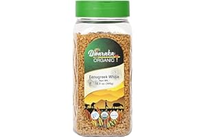 Dwaraka Organic - Fenugreek Seeds, 10.5oz, Healthy, Organic, Non GMO, All Natural