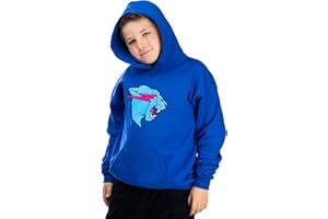 MrBeast Kids Hoodie, Brushed Kids Fleece, Mr Beast Logo Design Kids Sweatshirt for Boys and Girls, Gifts for Kids