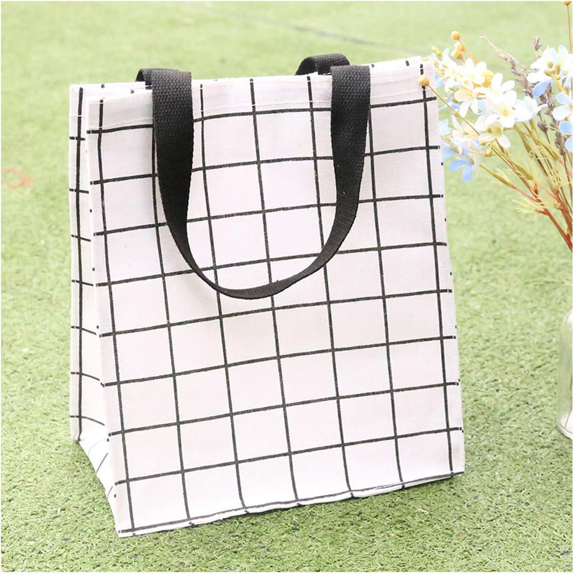 Bolsa de lona portátil para la compra, bolsa de almacenamiento para