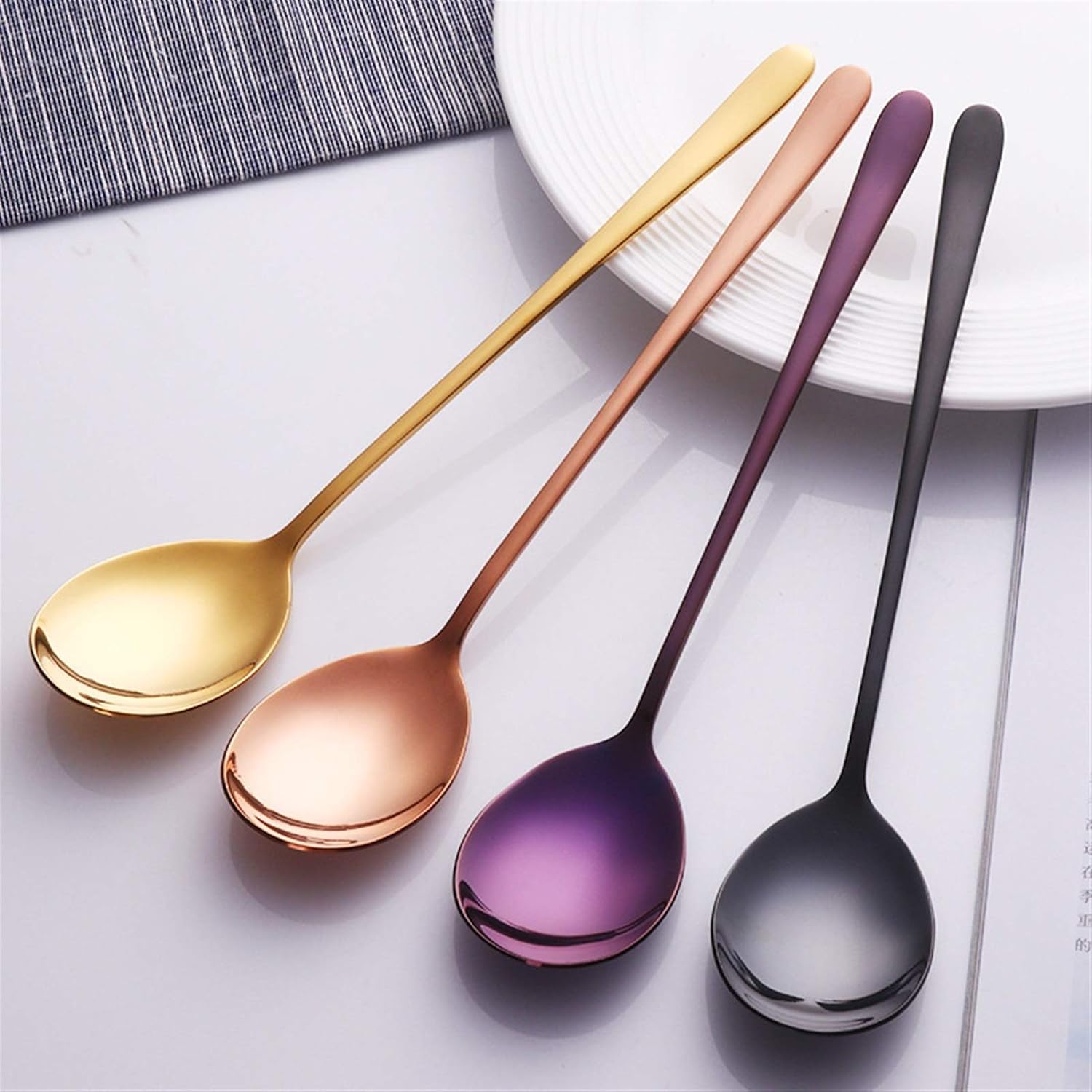 Table Spoon Spoon Stainless Steel Home Creative Large Ladle Spoon Cute