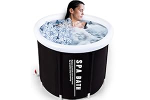 Beyond Thursday Cold Plunge Tub - Large, Foldable Ice Bath Tub with Great Insulation, Premium Material, Leak-Proof. Portable Bathtub Suitable for Men, Women & Athletes Up to 6'5", Includes Carry Bag