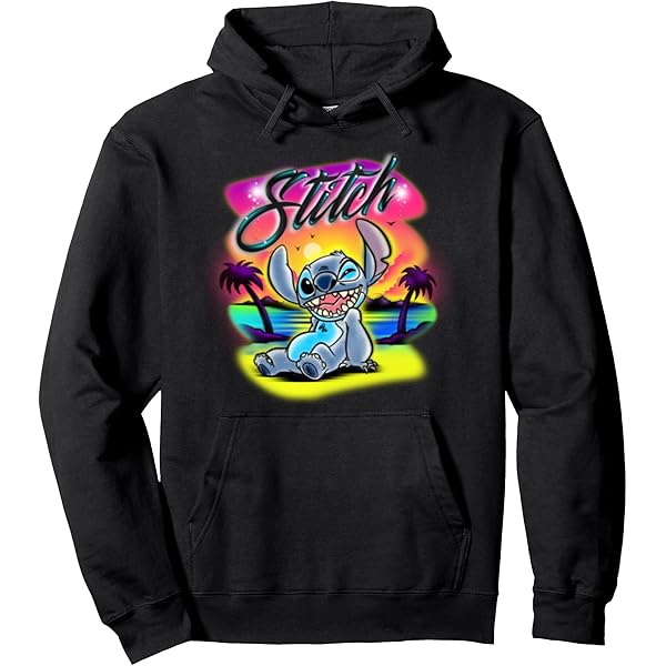 Amazon.com: Lilo & Stitch - Winking Stitch Pullover Hoodie