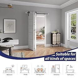 FREDBECK 48x84 Double Bi-fold Barn Door with