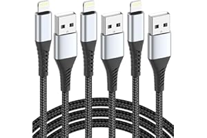 3FT Lightning Cable, 3 Pack iPhone Charger Cord Fast Charging 3 Foot Braided USB to Lightning Cable for iPhone 14 13 12 11 Pr