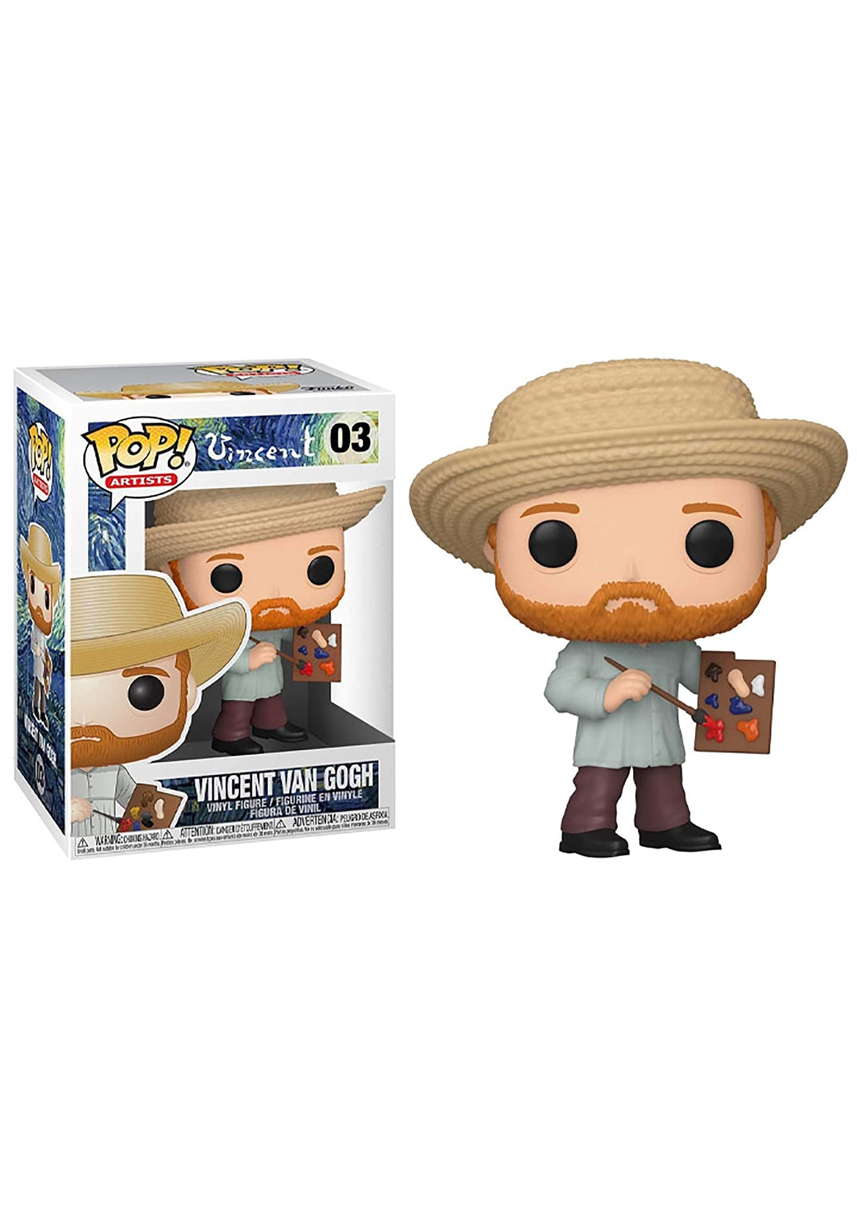 Funko POP! Artists: Vincent Van Gogh - Image Rights - Collectable Vinyl Figure - Gift Idea - Official Merchandise - Toys for Kids & Adults - Model Figure for Collectors and Display