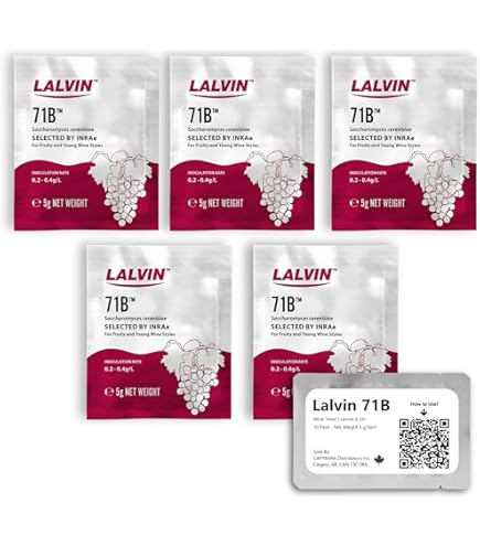 Amazon.com: Lalvin K1-V1116 Wine Yeast (5 Pack) - Make Wine Cider