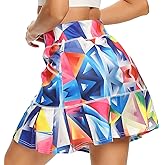 WOWENY Women's Athletic Tennis Skorts Skirts for Women Running Golf Skort with Pockets