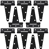 10 Pack 4 Inch T-Strap Shed Heavy Duty Hinge Door