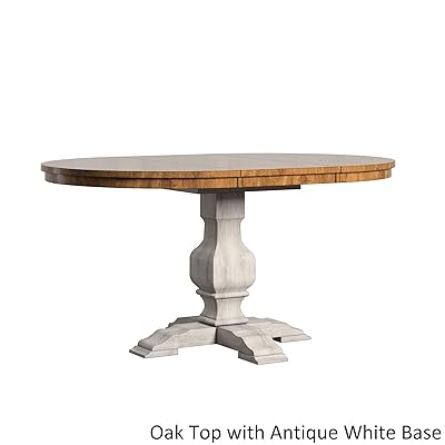 Eleanor Two-Tone Oval Extendable Dining Table Togo Ubuy