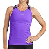 Zoot Women's Core Tri Racerback Tank, Performance Triathlon Race Tank Top, UPF 50+ Fabric, Rear Pockets, Built-in Bra Support