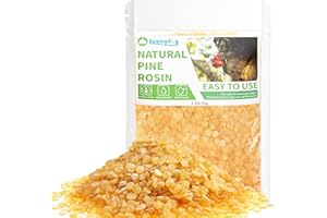 Suooydoy Premium Pine Rosin 2.2lb Natural Pine Resin for Beeswax Wraps Food Grade Good Grip and Performance Ideal for Baseball Softball Tennis Rodeo and Rough Stock Bucking