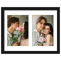 DUENPY 8.5x11 Double 5x7 Picture Frame Double