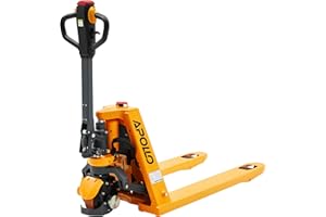 APOLLOLIFT Electric Pallet Jack, Lithium Battery Truck Fully Powered Handling Jacks 3300 lbs Capacity 48" x 27" Forks, Safe Equipment for Industrial and Commercial Use