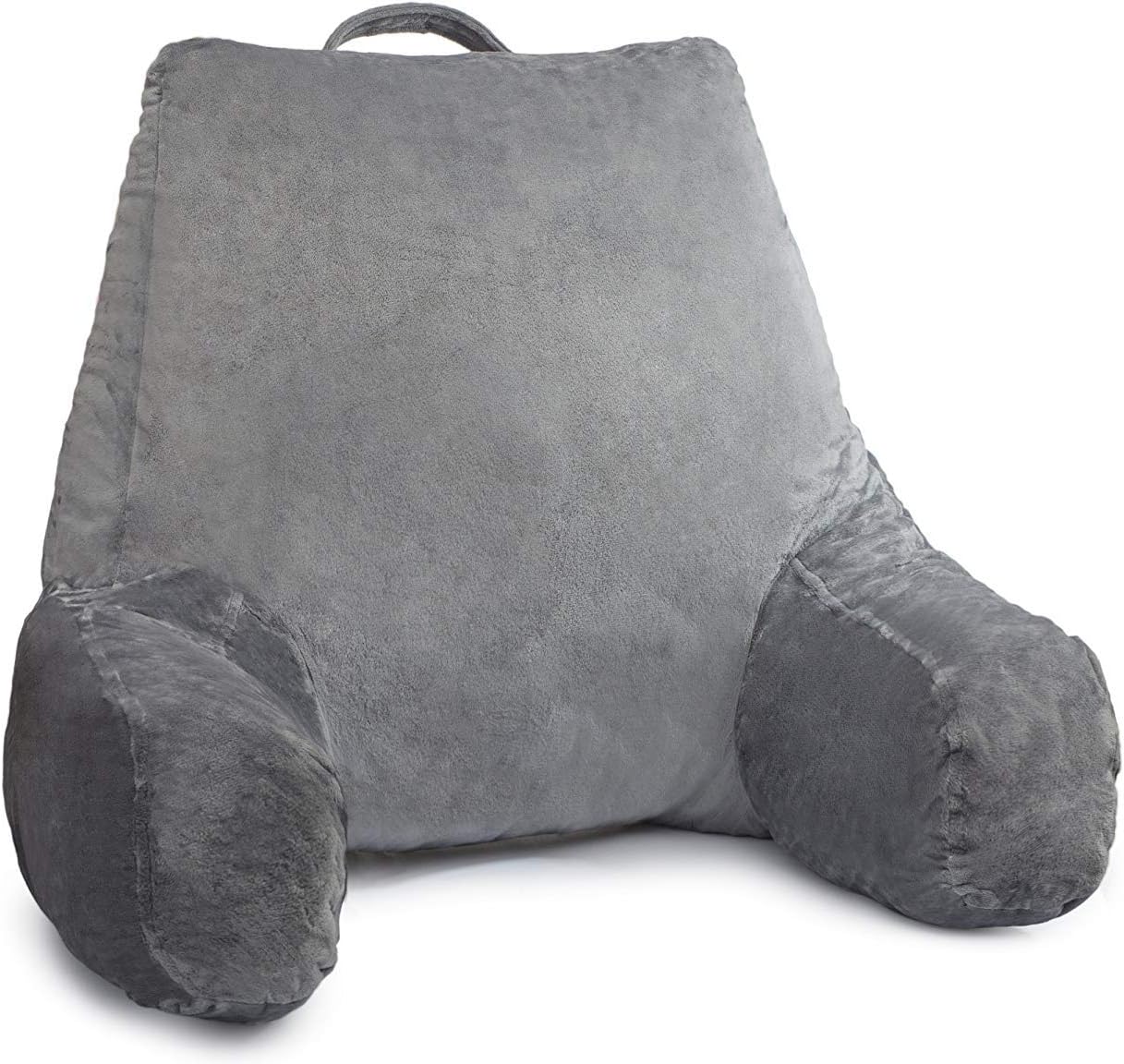 ZIRAKI Large Plush Shredded Foam Reading and TV Relax Pillow - Perfect for Adults, Teens, and Kids - for Bed Rest, Arm, Back, Pregnancy Lumbar & Head Neck Coccyx Lower Back Support Cushion: Home & Kitchen
