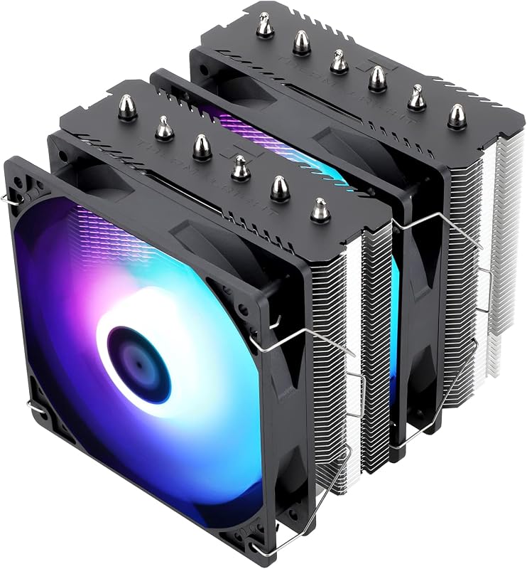 TR Peerless Assassin 120 SE ARGB Enfriador de CPU, 6 tubos de calor, ventilador doble 120mm TL-C12C-S PWM, tecnología AGHP, para AMD AM4/Intel 1150/1151/1200
