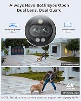 Reolink RLC-81MA 4K UHD PoE Dual Lens Outdoor Security Camera Person Vehicle view 2