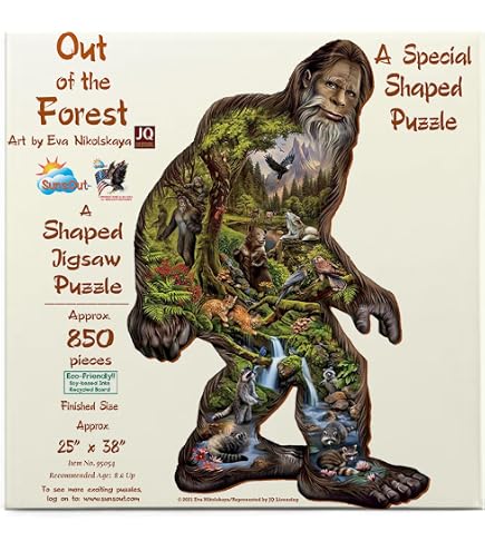 Amazon.com: SunsOut Out of the Forest Bigfoot 850 Piece Adult