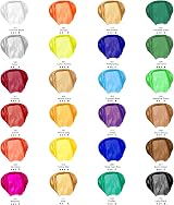 Artecho 24 Color Acrylic Paint Set 59ml with 10 Brushes Non Toxic view 2