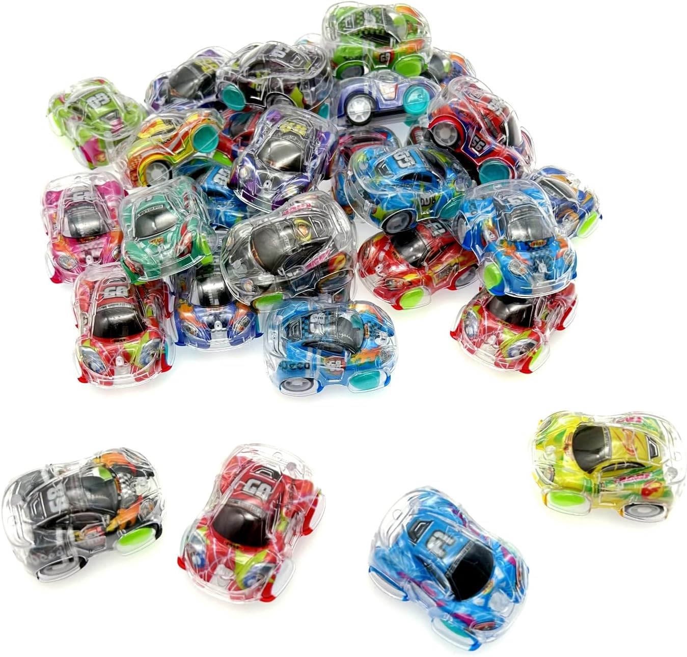 JZK 30 X Mini Pull Back Cars: Kids Toy Cars, Party Favours, Lucky Dip Prizes & Classroom Rewards